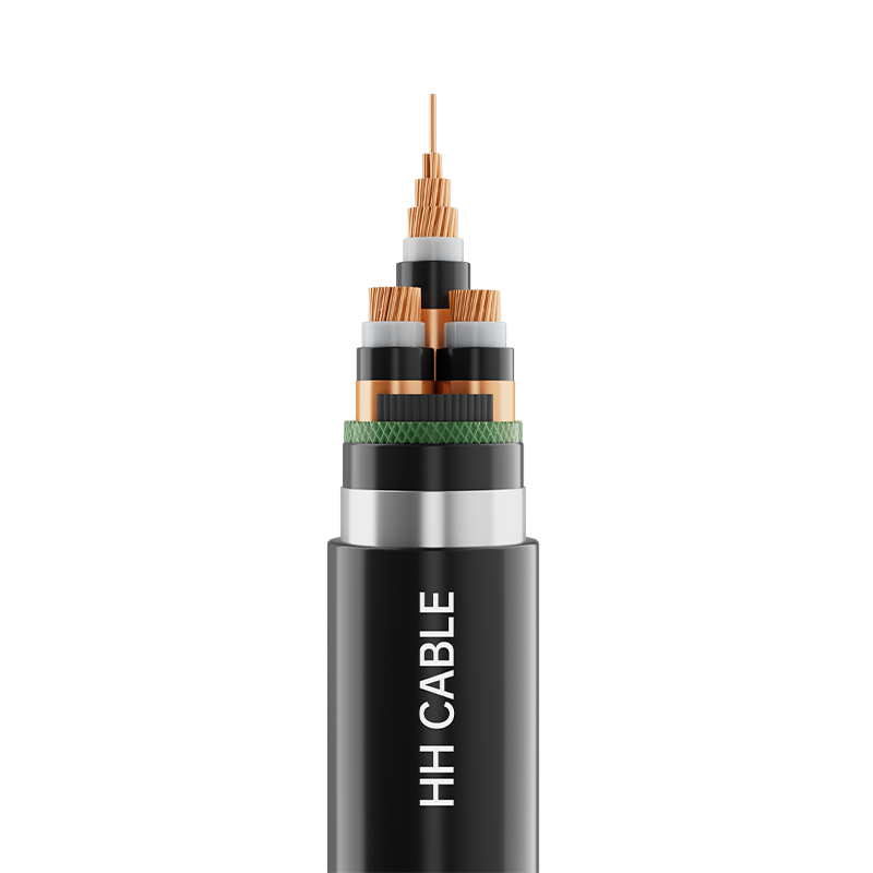 สายไฟหุ้มฉนวนโพลีเอทิลีนแบบครอสลิงค์ขนาด 6-35kV